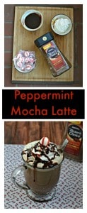 Love coffee shop drinks? Make this delicious Peppermint Mocha Latte at home in just minutes!