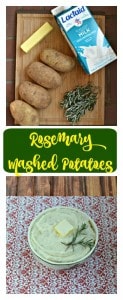 Need a tasty side dish for the holidays? Try these easy and delicious Rosemary Mashed Potatoes!