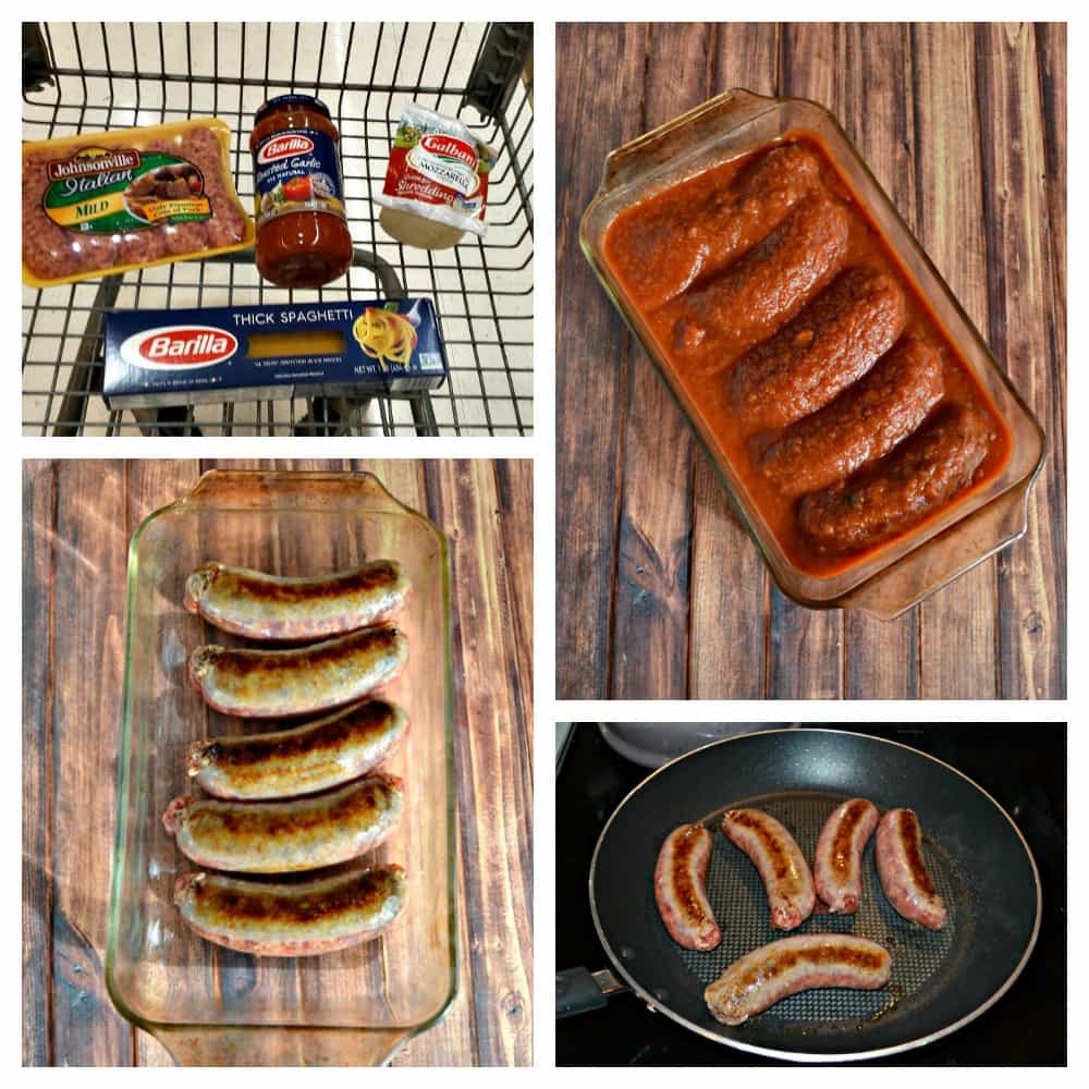 Make this tasty Sausage Parmesan for dinner tonight!