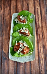 Bite into these BBQ Chicken Lettuce Wraps, perfect for appetizers or a snack!