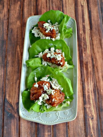 Bite into these BBQ Chicken Lettuce Wraps, perfect for appetizers or a snack!