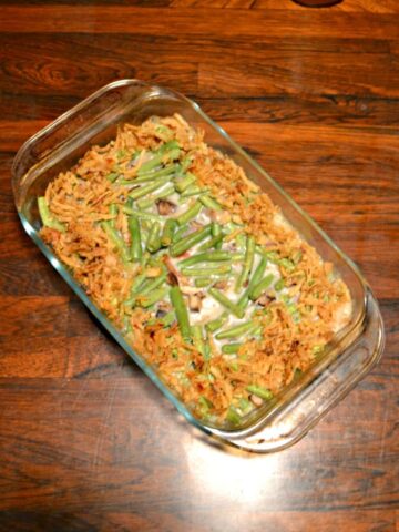 Make your own Homemade Green Bean Casserole perfect for a holiday side dish!