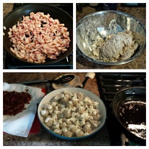 There's just a few easy steps to make traditional Halusky!