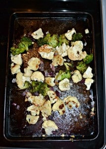 Try this tasty Buttery Roasted Cauliflower and Broccoli recipe