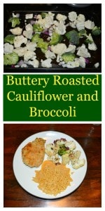 Looking for a great vegetable side dish? Try this delicious and easy to make Buttery Roasted Cauliflower and Broccoli