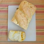 Caramelized Onion Cheddar Cheese Bread is delicious with soups or dinners!