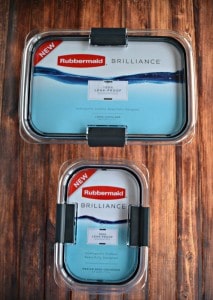 Love these new Rubbermaid Brilliance food containers!