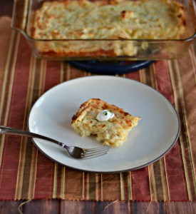 Leftover got you down? Repurpose your potatoes into this delicious Mashed Potato Puff Casserole!