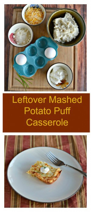 Leftover Mashed Potato Puff Casserole - Hezzi-D's Books and Cooks