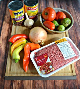 Everything you need to make a fresh and delicious Smoky Chipotle Chili!