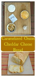 Try this delicious Caramelized Onion Cheddar Cheese Bread with dinner tonight!