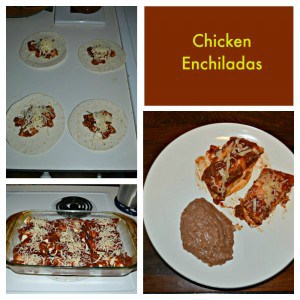 Don't order out, make Chicken Enchiladas at home tonight!