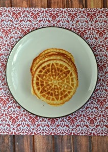 Love the crunchy texture of these Spiced Vanilla Pizzelles!