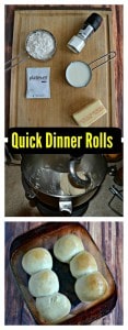 There's just a few steps to make these easy 30 Minute Dinner Rolls!