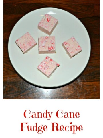 Looking for an easy holiday treat? Try this fun Candy Cane Fudge recipe!