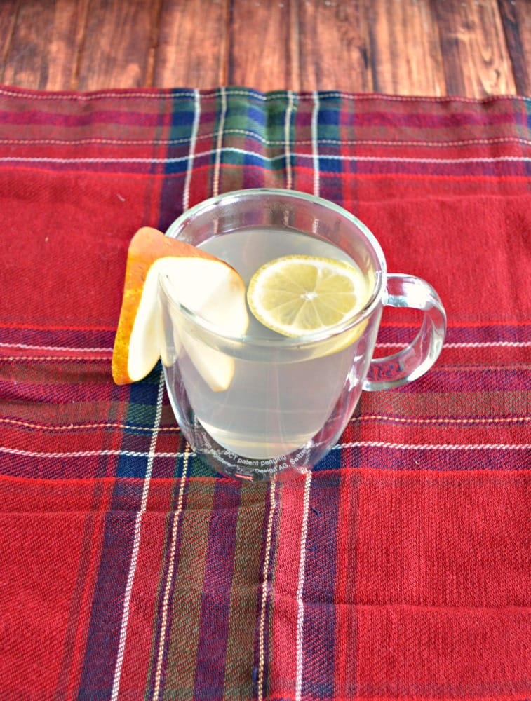 Not feeling well? Sip on this Pear Lemon Hot Toddy to make you feel better!