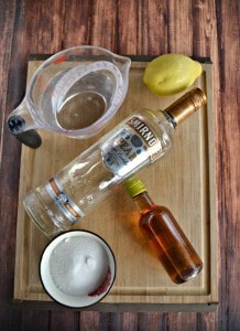 Everything you need to make a Pear Lemon Hot Toddy!