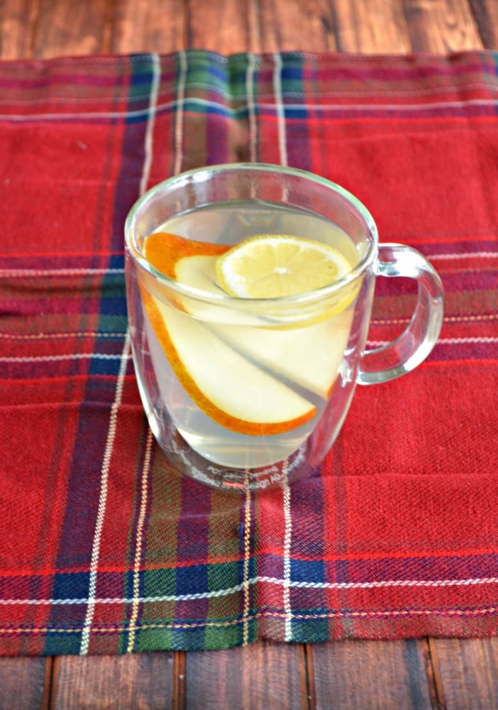 Feeling under the weather? Sip on this Pear Lemon Hot Toddy!