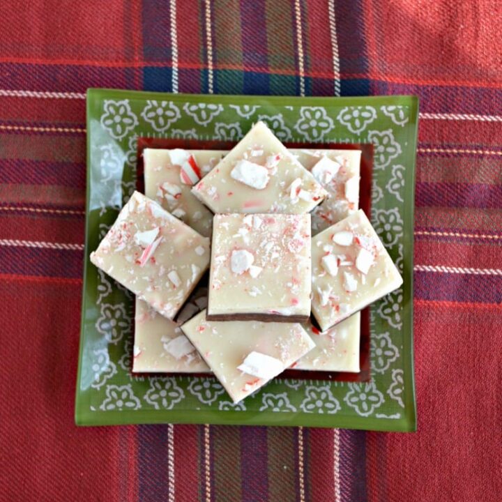 Bit into this delicious double layer Peppermint Bark Fudge!
