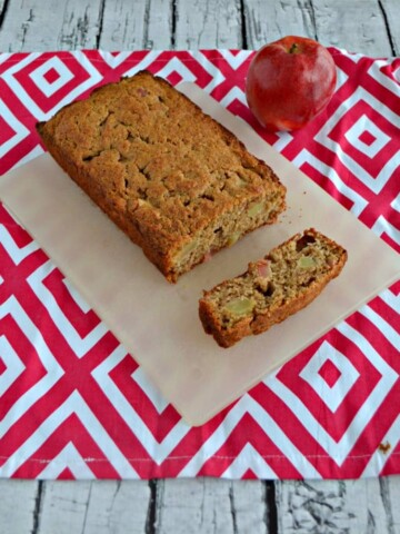 Grab a slice of this tasty and healthier Applesauce Spice Bread.