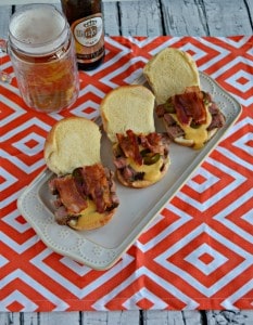 We love these incredible Ribeye Sliders with Beer Cheese Sauce for Game Day!