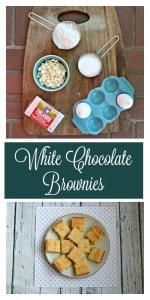 Looking for a unique brownie recipe? Try these delicious White Chocolate Brownies!