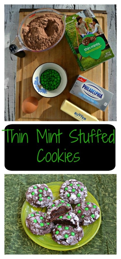 Are you looking for a tasty St. Patrick's Day treat? Try these awesome Thin Mint Stuffed Chocolate Cookies!
