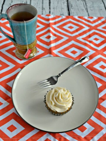 Looking for a sweet to go along with tea time? Try my Vanilla Chai Cupcakes with Orange Frosting!