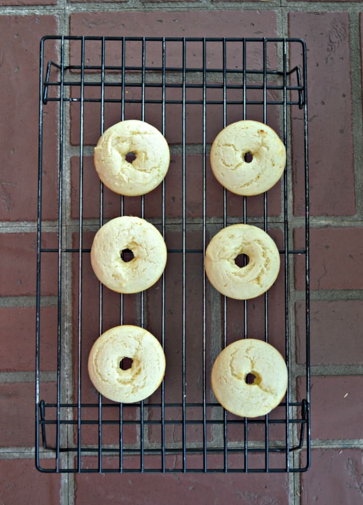 Bake up a batch of these homemade Vanilla Donuts for breakfast!