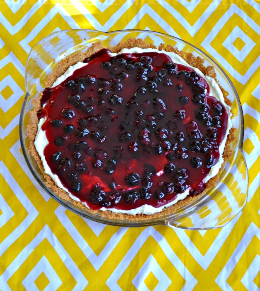Looking for a pie that will brighten up everyone's day?   Try my Blueberry Lemon Cream Pie!