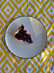It's Pie Day! Celebrate with this easy to make Blueberry Lemon Cream Pie with graham cracker crust.