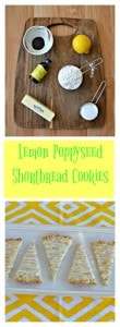 Give these buttery Lemon Poppyseed Shortbread Cookies a try with a cup of your favorite tea!