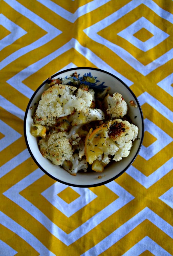 Looking for a delicious side dish? Try this Spiced Cauliflower with Meyer Lemons