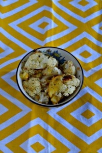 Roasted Spiced Cauliflower with quick preserved Meyer Lemons is a delicious side dish.