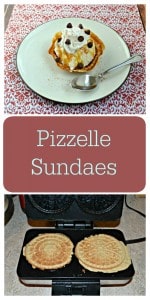 Looking for the ultimate sundae idea? Check out these Pizzelle Sundaes filled with ice cream and your favorite toppings!