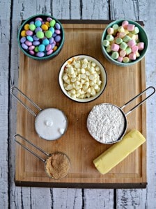 Everything you need to make delicious Spring Confetti Cookie Bars
