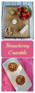 Want a tasty dessert made with fruit? Try this fresh Strawberry Crumble for dessert!