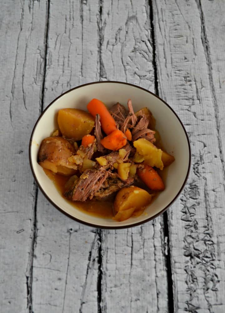 Try this tasty Slow Cooker Pot Roast with carrots and potatoes!