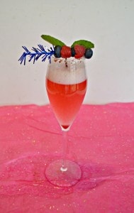 This Sparkling Berry Cocktail is the perfect beverage for all of your patriotic celebrations!
