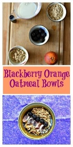 Everything you need to make these hearty and delicious Blackberry Orange Oatmeal Bowls!