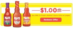 Save on Frank's RedHot!