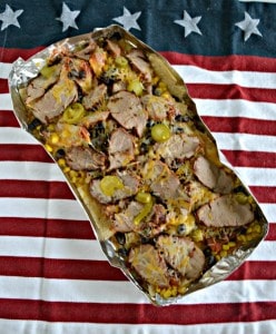 People will love these Grilled Pork Nachos at summer parties and gatherings!