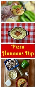 Everything you need to make this warm Pizza Hummus Dip!