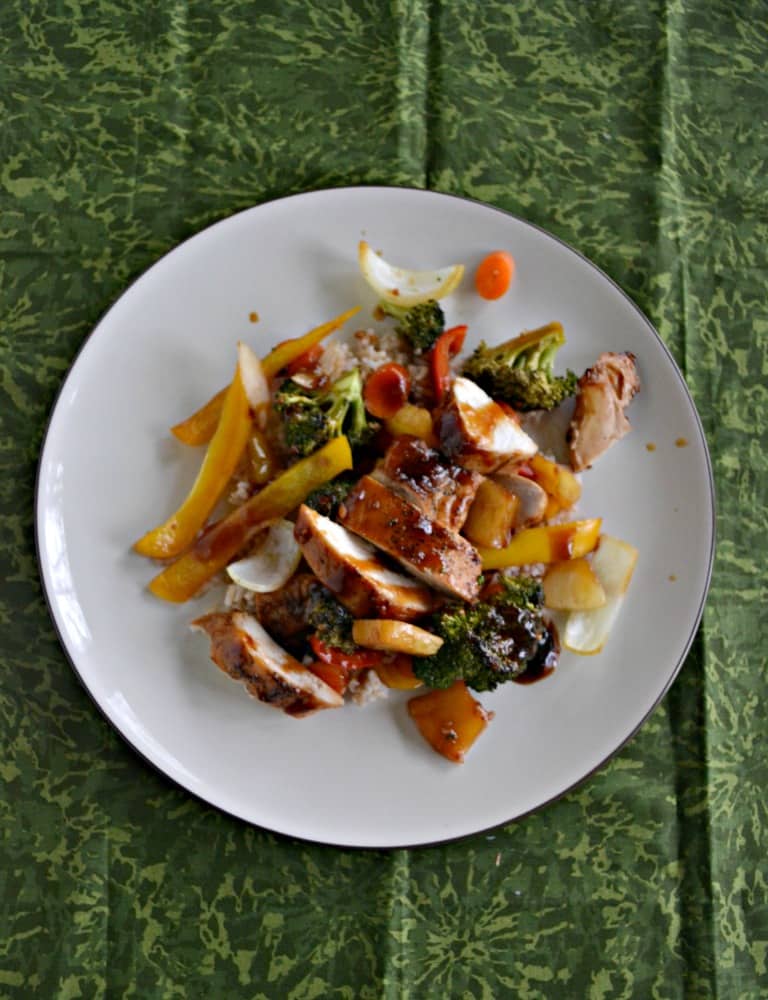 Sheet Pan Chicken Teriyaki and Vegetables are a delicious and easy to make meal!