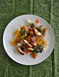 Need an easy weeknight meal? We love this tasty Sheet pan Chicken Teriyaki and Vegetables meal!