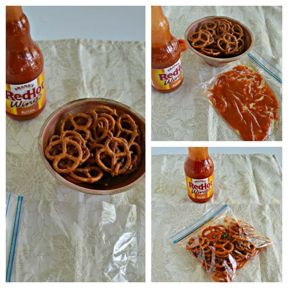It only takes a few steps to make these delicious Spicy Seasoned Pretzels!