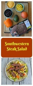 Everything you need to make a delicious Southwestern Steak Salad