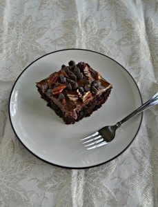 If you like chocolate you'll love this easy Turtle Poke Cake!