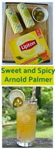 You'll love this refreshing Sweet and Spicy Arnold Palmer to sip on all summer long!