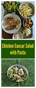 You'll love this simple Chicken Caesar Salad with Pasta as a summertime meal!